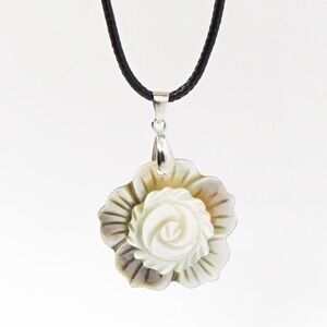 Tropical Flower Pendant Necklace